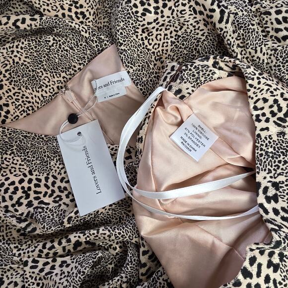 NEW Revolve Lovers & Friends Cheetah Miranda Jumpsuit, Size XL NWT - Picture 7 of 8